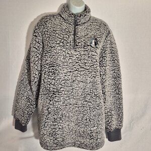 North & Acrux Sherpa pullover Jacket with zippered collar in size Large